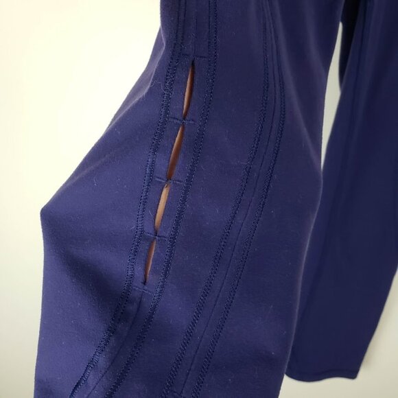 Lululemon Wunder Under Crop Hi-Rise Peek SE W6HGQS womens 2 Emperor Blue - Picture 7 of 11